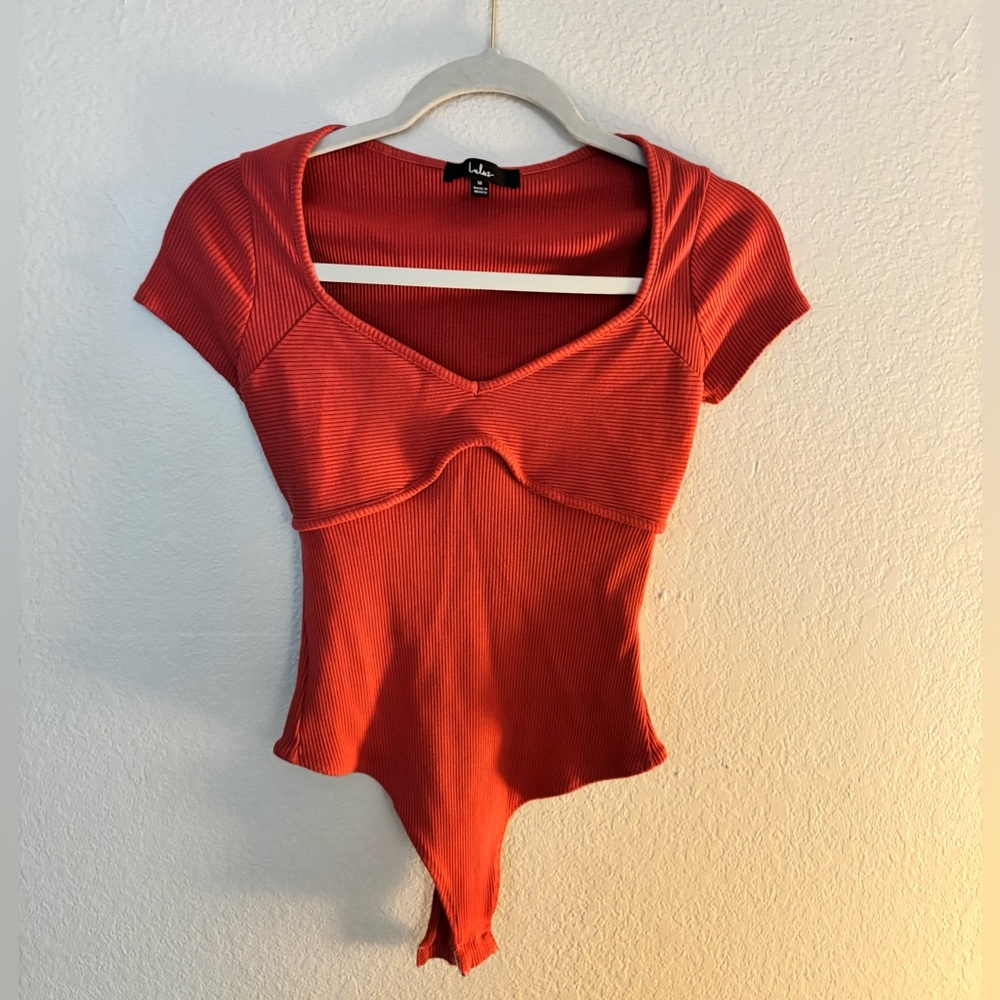 Lulu's Ribbed Bodysuit - MOVING, make an offer!